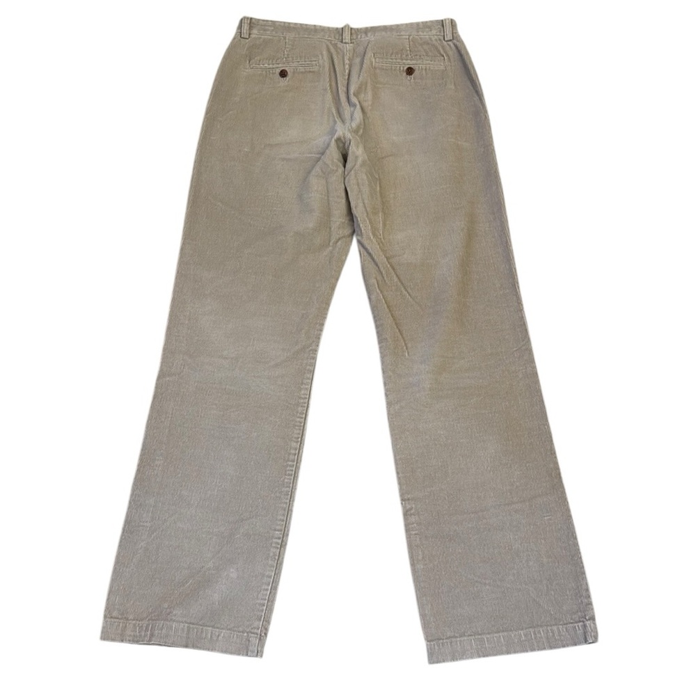 Vineyard Vines Wide Leg Tan Corduroy Club Pants Wide Wale Preppy Cotton 34x33 - Picture 9 of 12